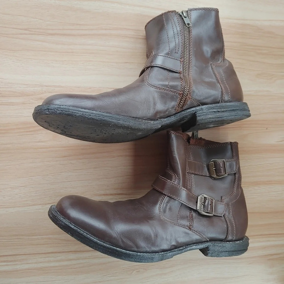 Men's Bed Stu Cobbler Series Brown Leather Boots Size US 11 - Picture 2 of 11